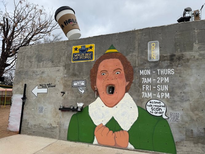 Interior of A Hole Coffee in East Austin