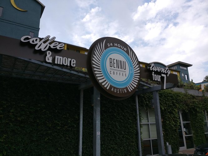 Interior of Bennu Coffee - South Congress in South Congress