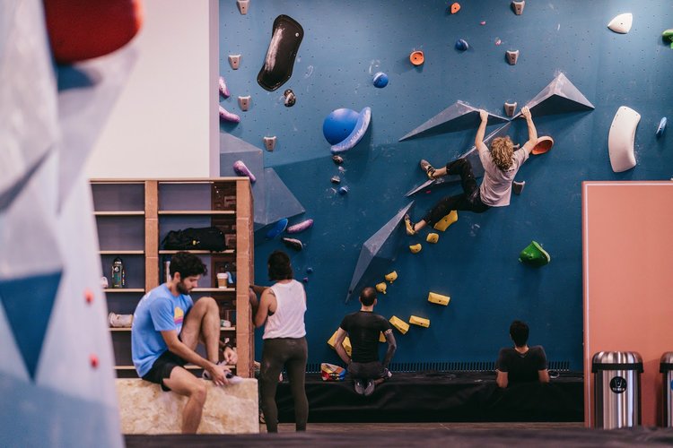 Interior of Bouldering Project - Westgate in Southwest Austin