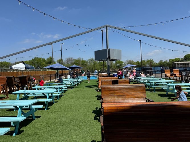 Interior of Bouldin Acres North in North Austin