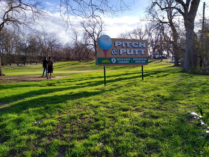Interior of Butler Pitch & Putt in South Austin