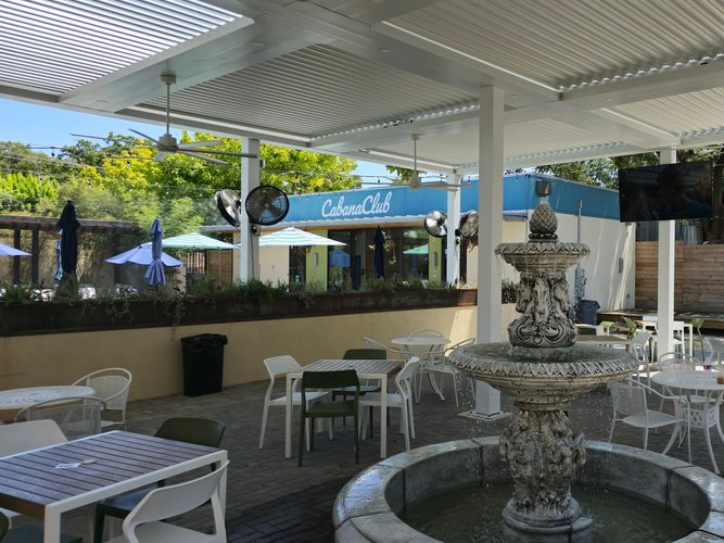Interior of Cabana Club in East Austin