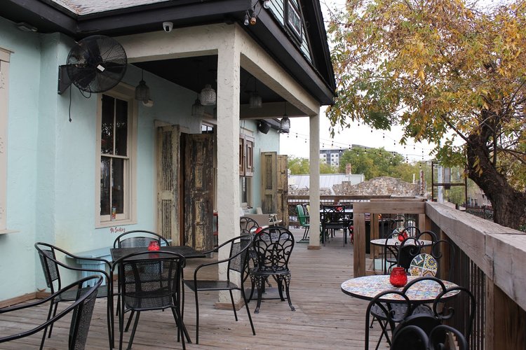 Interior of Cafe 508 in Downtown