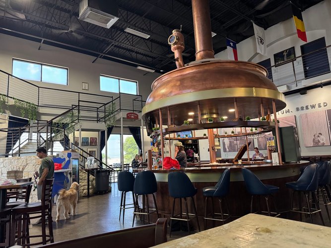 Interior of Celis Brewery in North Austin