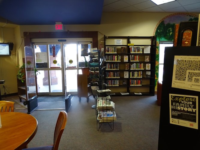 Interior of Cepeda Branch, Austin Public Library in East Austin