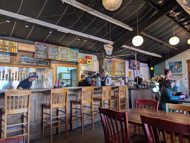 Interior of Cherrywood Coffeehouse in Cherrywood
