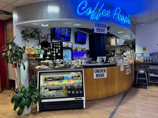 Interior of CoffeePeople in Clarksville