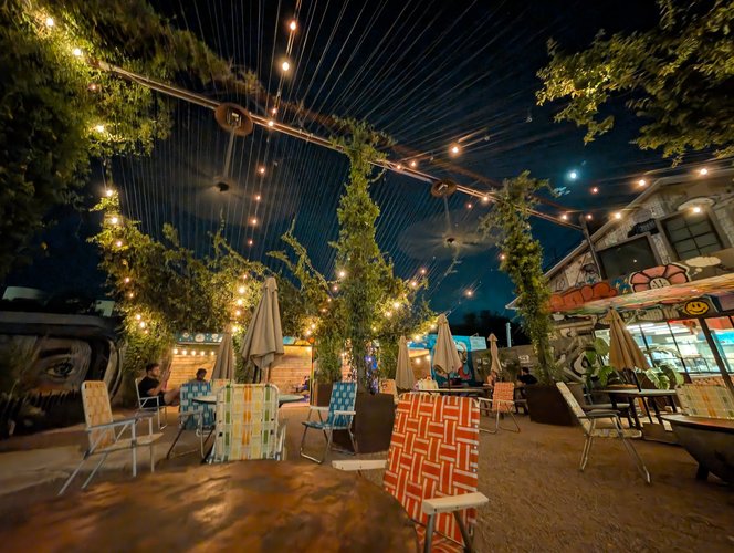 Interior of Cosmic Saltillo in East Austin