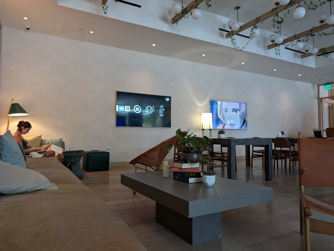 Interior of Cuvee Coffee & Bar in Downtown