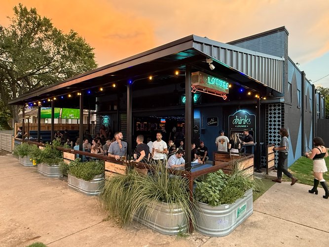 Interior of Drinks Lounge in East Austin