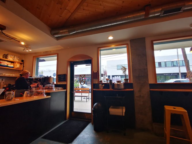 Interior of Fleet Coffee in Cherrywood
