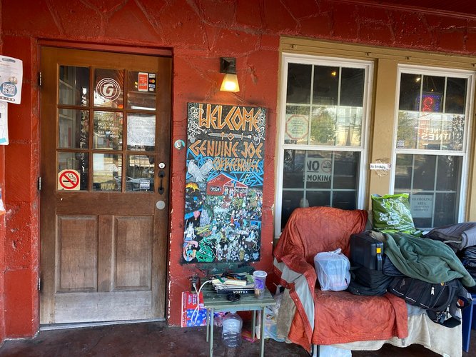 Interior of Genuine Joe Coffeehouse (Russell's Bakery) in Allandale