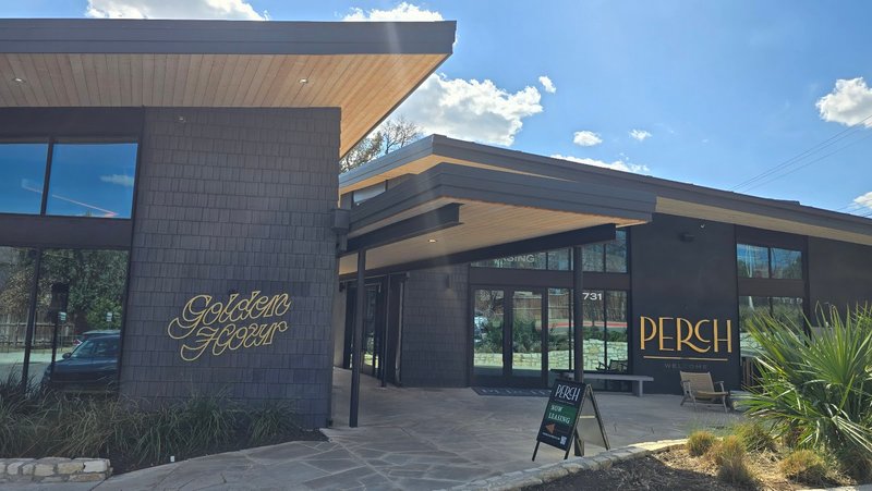 Interior of Golden Hour Cafe & Wine Bar in South Austin