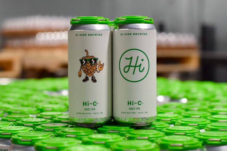 Interior of Hi Sign Brewing in East Austin