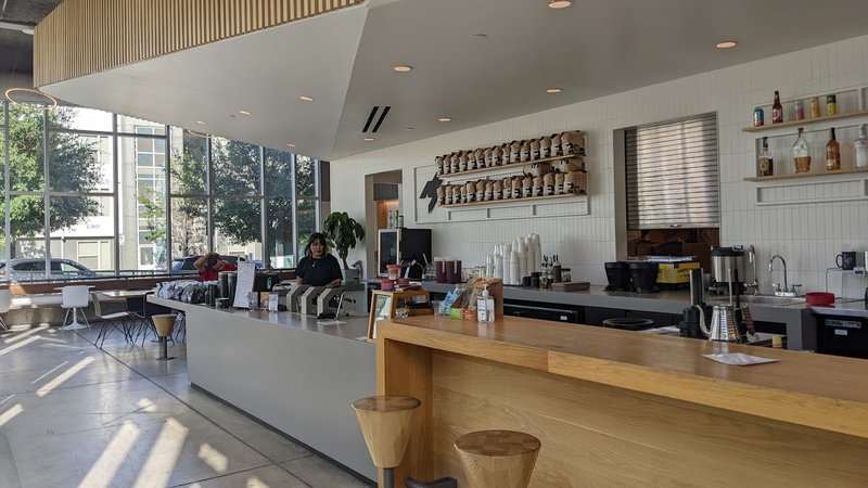 Interior of Houndstooth Coffee - MLK in East Austin