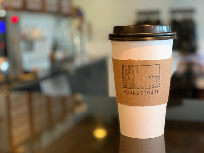 Interior of Houndstooth Coffee - North Lamar in North Austin