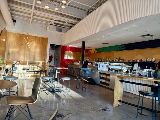 Interior of Houndstooth Coffee - Rock Rose in North Austin