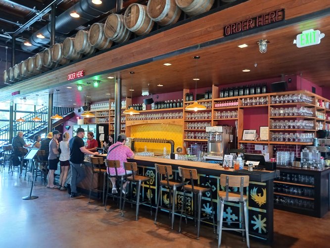 Interior of Lazarus Brewing Airport Blvd in North Austin
