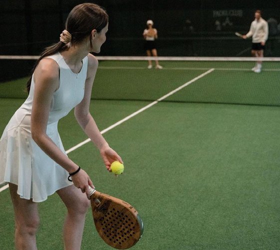 Interior of Legacy Padel & Pickleball in East Austin