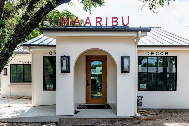 Interior of Maaribu Cafe & Gifts in South Austin