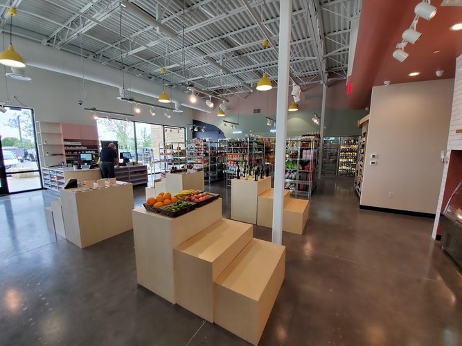 Interior of Marigold Market + Cafe in Southwest Austin