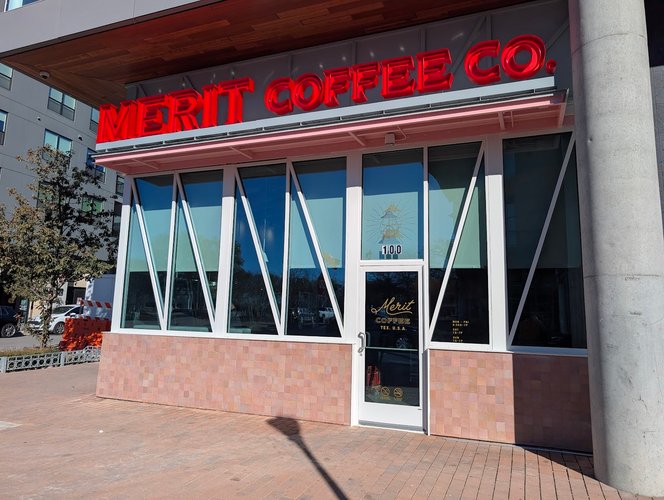 Interior of Merit Coffee - Mueller in Mueller