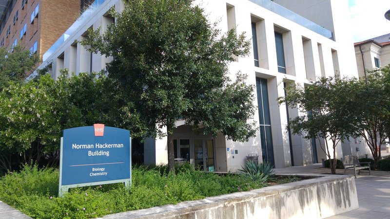 Interior of Norman Hackerman Building in UT Campus
