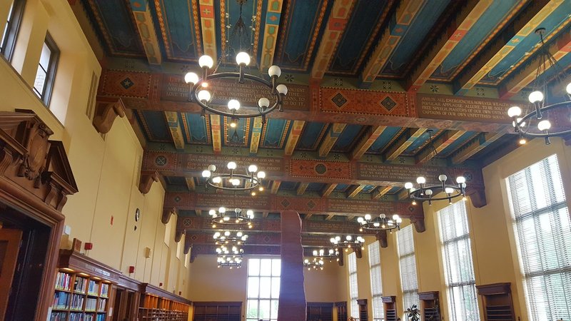 Interior of Perry-Castañeda Library in UT Campus
