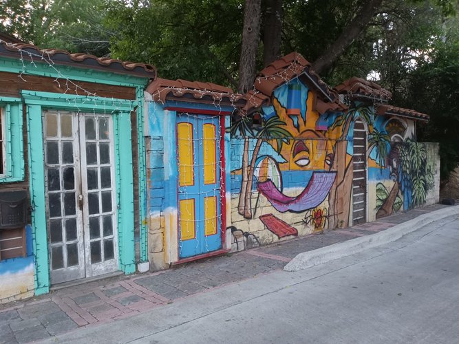 Interior of Plaza Colombian Coffee in South Congress