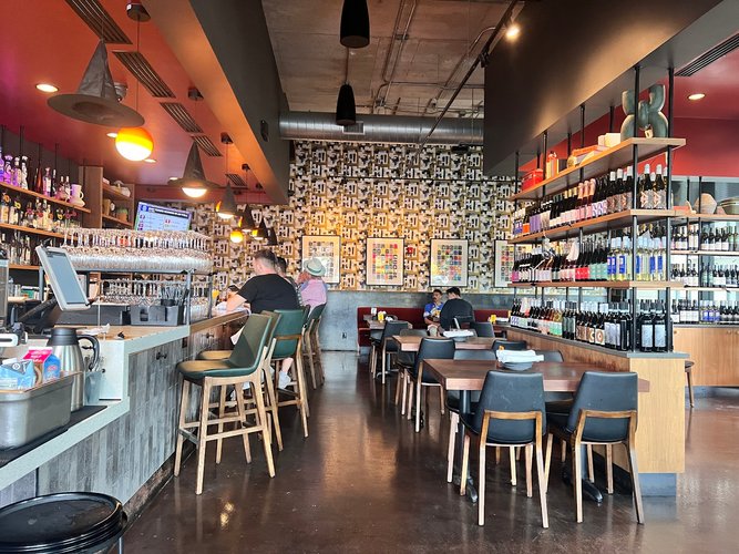 Interior of Postino South Lamar in South Austin