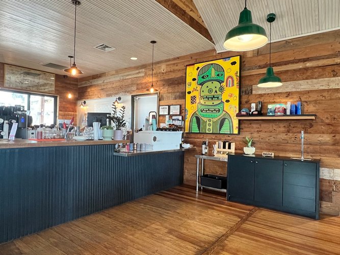 Interior of Radio/East in East Austin