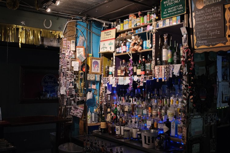 Interior of Shangri-La in East Austin