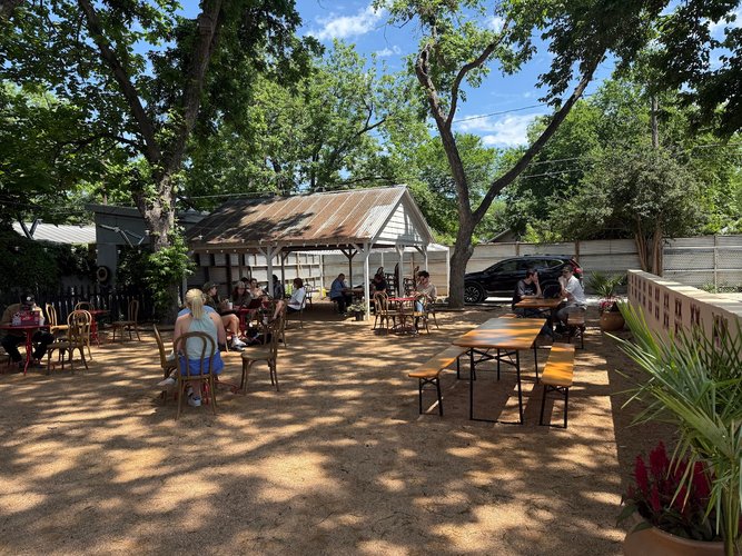 Interior of Strangelove Coffee & Wine in East Austin