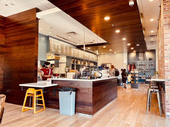 Interior of Summer Moon Coffee (Steiner Ranch) in North Austin