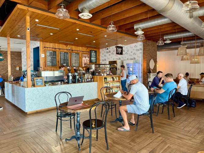 Interior of Summer Moon Coffee (Westlake) in Southwest Austin
