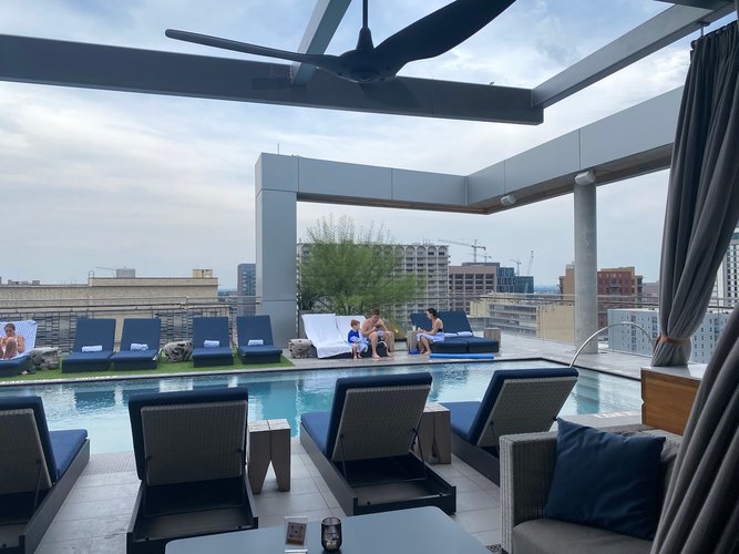 Interior of The Otis Hotel Austin in UT Campus